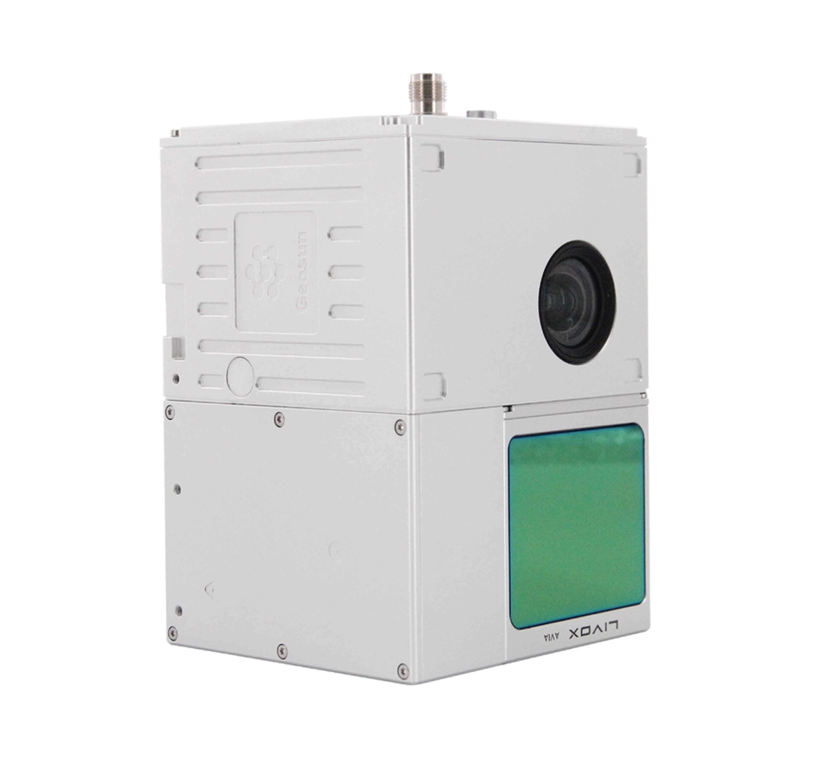 GeoSun GS-100C+ 컴팩트 라이다 — 싱글 채널, 3-리턴, 190m @10%, 70.4×4.5° 화각