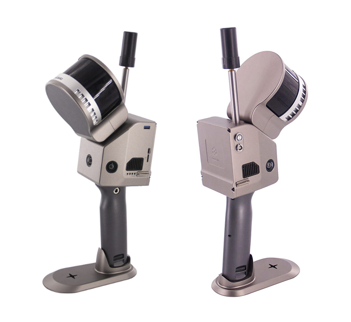 GS-100G Handheld LiDAR | 16채널 · 최대 120m · H 270°/360°, V ~31° GeoSun GS-100G 핸드헬드 라이다 — 16채널, 최대 120m, 270° 또는 360° 수평 화각, 약 31° 수직 화각