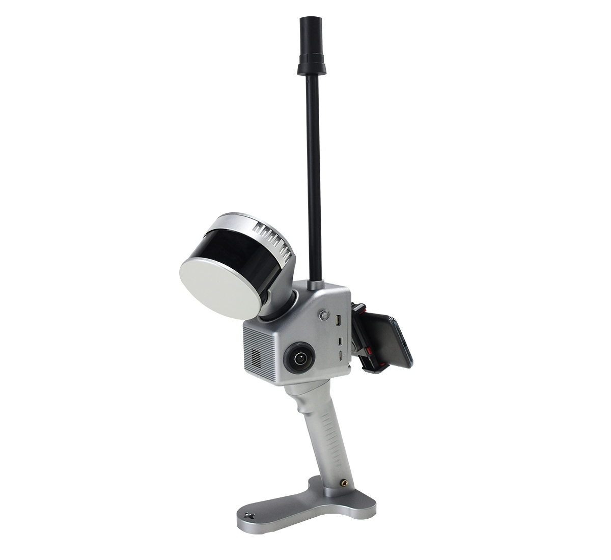 GeoSun GS-120G 핸드헬드 라이다 — 32채널, 최대 120m, 270° 또는 360° 수평 화각, 약 31° 수직 화각