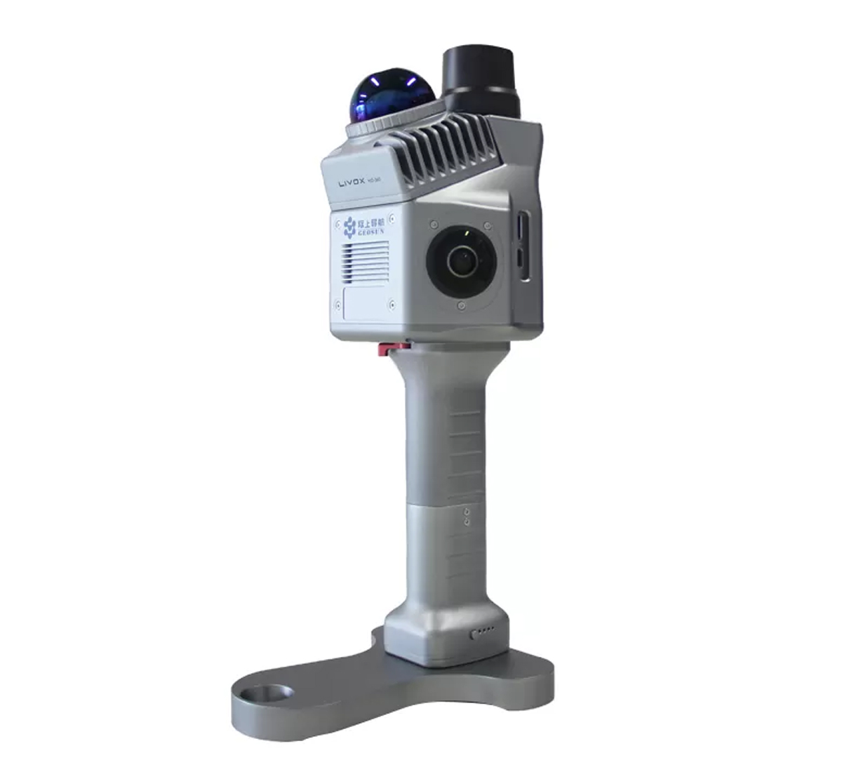 GeoSun GS-200G 핸드헬드 라이다 — Livox Mid-360 기반, 싱글 채널 비정형 스캔, 360° 수평 화각, 59° 수직 화각